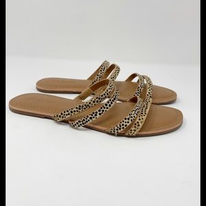 J. Crew Sandals Calf Hair